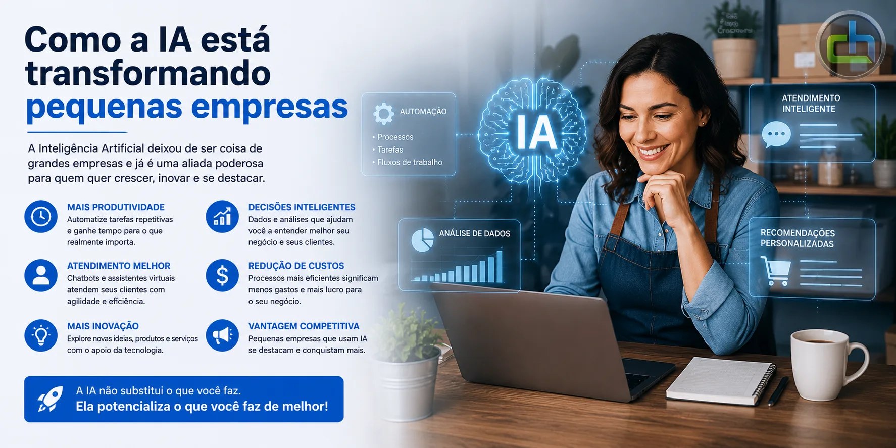 Como a IA está transformando pequenas empresas baianas