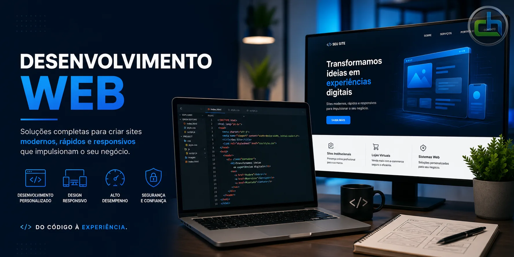 Desenvolvimento de sites e sistemas web pela Chapada Host